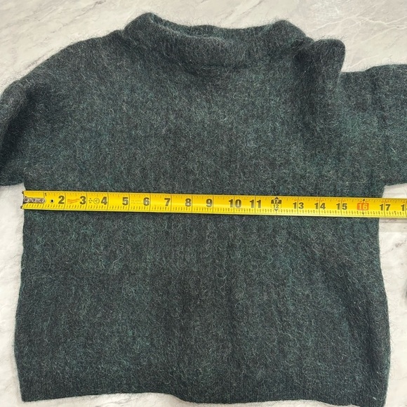 Acne Studios Green Dramatic Mohair Wool Paw14 Sweater​​​​ - Picture 6 of 7